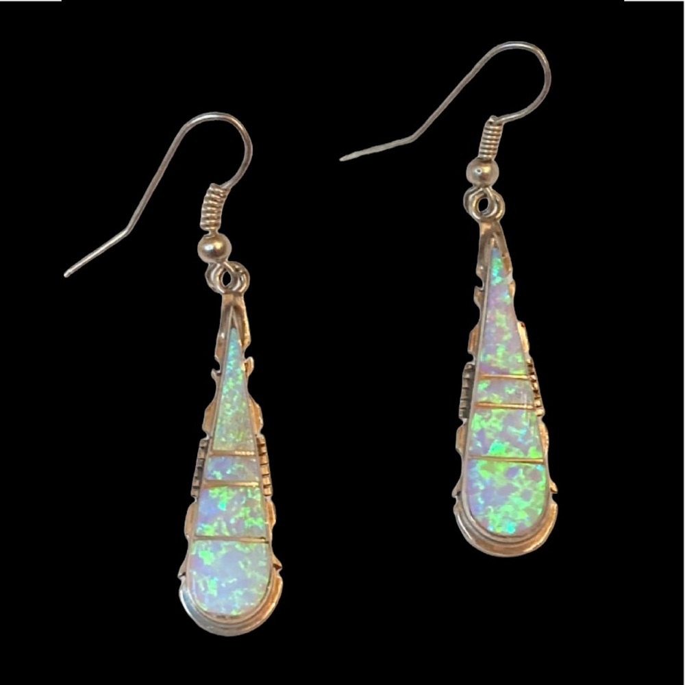 Native American Opal Earrings - New